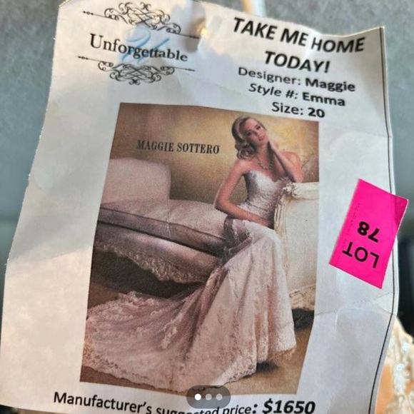 Maggie Sottero Emma Wedding Dress - Blush - Picture 5 of 11